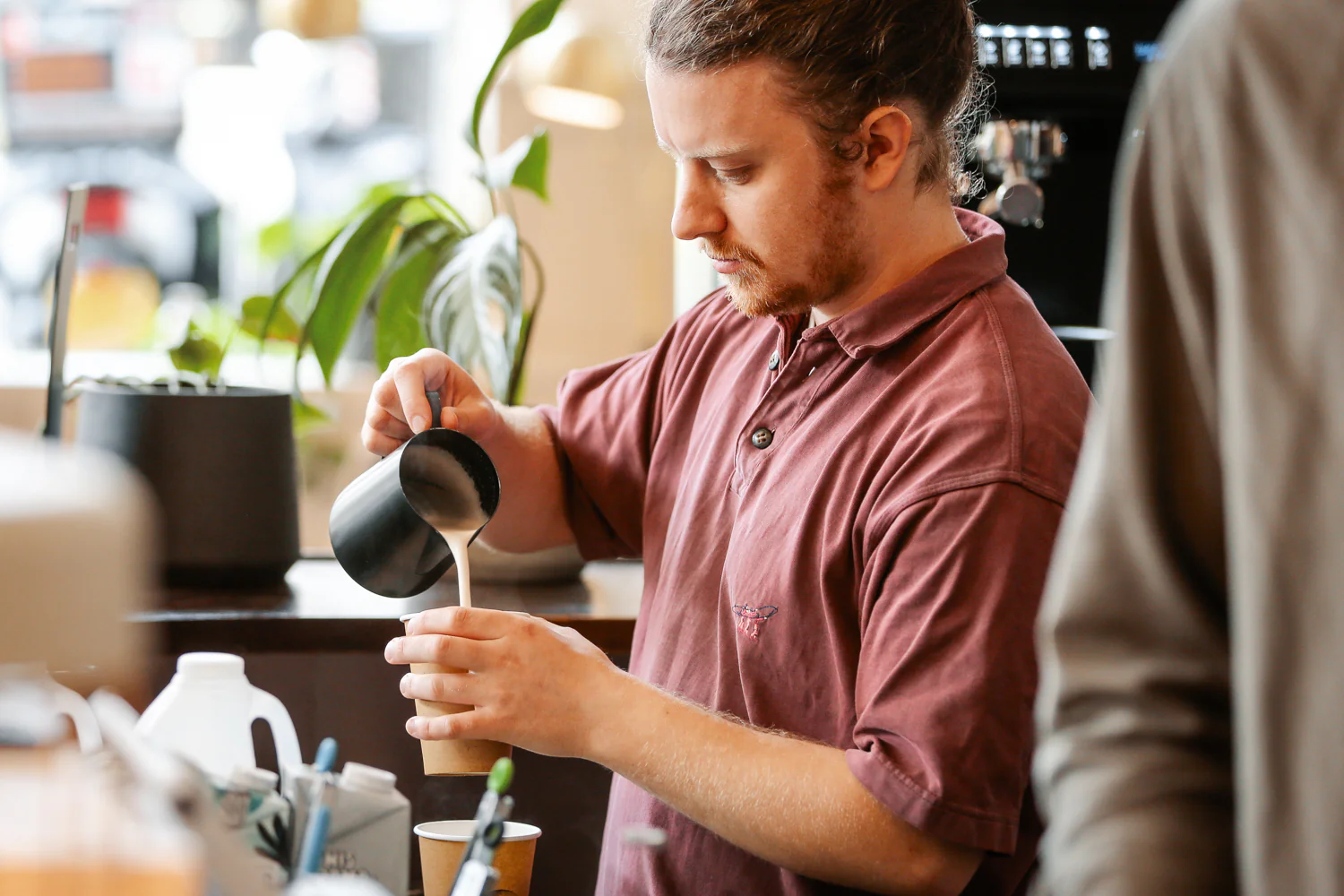Espresso shot pulling