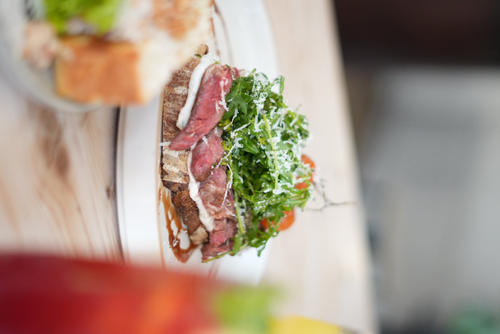 Bavette steak sourdough